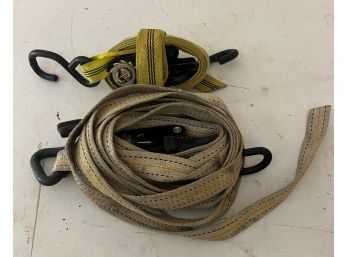 Lot Of 2 Ratchet Straps