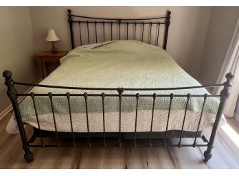 Wrought Iron King Bed Frame & Mattress