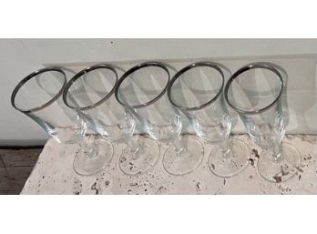 5 Pieces Of Stemware