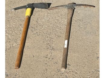 Lot Of 2 Pick Axe