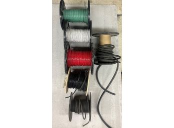 Lot Of 6 Partial Rolls Of Electrical Wire