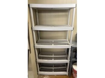 Plastic 5 Tier Shelf Unit