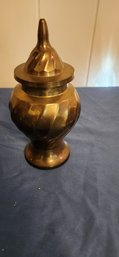 Small Brass Vase With Lid