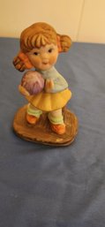 Small Porcelain Girl Figurine