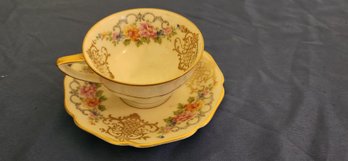 Heinrich Selb Bavaria H And Co. Floral Cup And Saucer Made In Germany