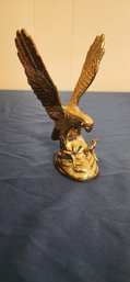Gold Colored Eagle Figurine