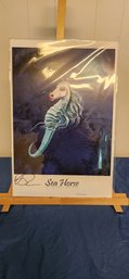 Seahorse Signed Print