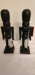 Set Of Two New Black Nutcrackers