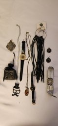 Black Jewelry Lot With Three Watches - Reference 126