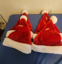 Set Of Four Santa Hats