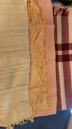 Set Of Four Scarfs, Two Are Thicker Shaw Type Scarfs