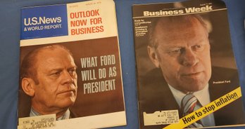 August 1974 Business Week And U.s.news Magazines