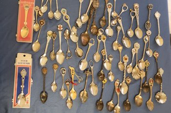Set Of International Souvenir Spoons