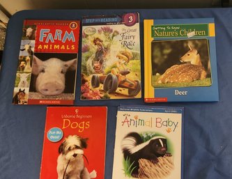 Set Of Five Kids Books
