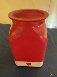 Cute Pink Heart Vase