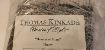 Unopened Thomas Kinkade 'Beacon Of Hope' Throw Blanket