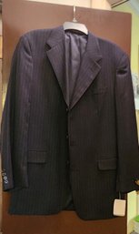 Blue Strip Men's Suit Jacket  Never Worn  39W 33 Long