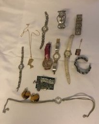 Jewelry Lot With Watches - Ref 139
