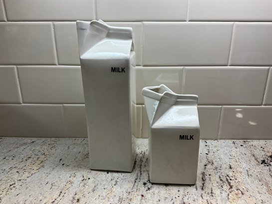 Ceramic Milk Cartons