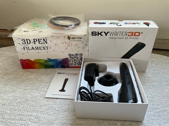 Sky Writer 3D Printer Pen And Filament