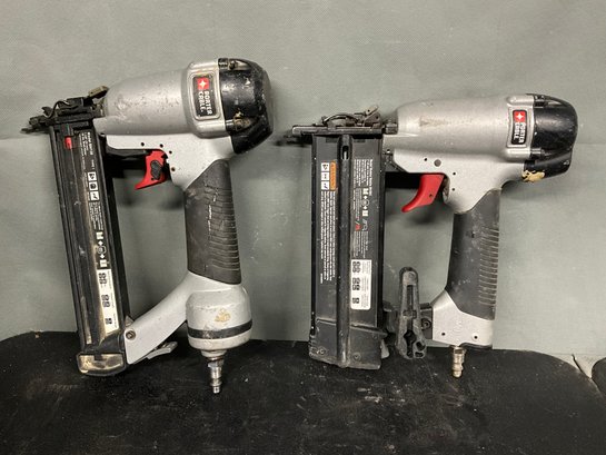 (2) Porter And Cable Pneumatic Nailers - Model No. BN138