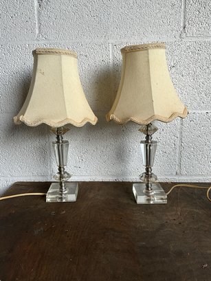 Pair Of Bedside Table Lamps