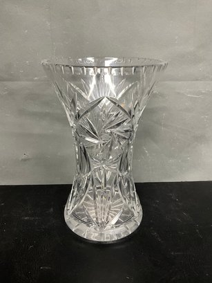 Cut Glass Floral Vase