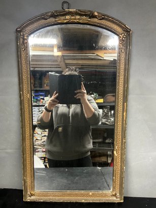 Antique Floral Motif Mirror