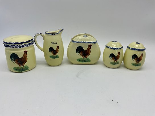 Vintage Rooster Table Accessories
