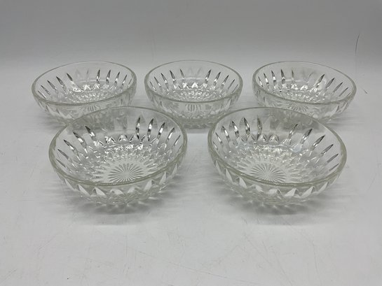 Grouping Of Cut Glass Dessert Bowls