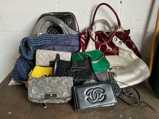 Grouping Of Purses And Handbags