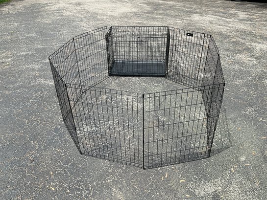 Dog Crate And Exercise Pen