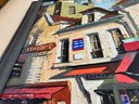 French Street Scene Painting On Canvas