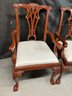 Pair Of Chippendale Style Arm Chairs (1 Of 2)