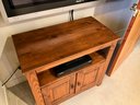 Small Wood Media Cabinet