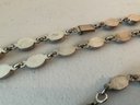 Mexico Sterling Silver Necklace And Bracelet
