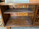 Wood Media Cabinet