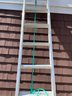 20 Ft. Aluminum Extension Ladder With 225 Lb. Load Capacity Type II Duty Rating - D1220-2
