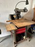 Craftsman 10 Inch Radial Arm Saw Model 113 23100 With Storage Base On Wheels