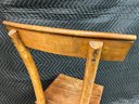Arts & Crafts Wood Chair With Under Seat Storage
