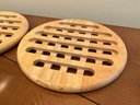 Grouping Of Wood Trivets