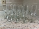 Grouping Of Small Fluted Glasses