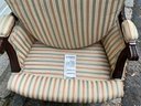 Pair Of Upholstered Arm Chairs For Reupholstery