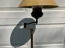 VIntage Brass Wing-arm Floor Lamp