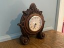 Ornate Wood Shelf Clock