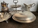 Grouping Of Silver-plate Items (2 Of 2)