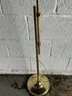 Vintage Brass Shell Floor Lamp