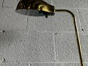 Vintage Brass Shell Floor Lamp