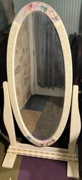Mosaicwares Oval Standing Mirror