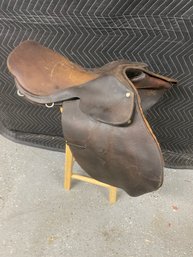 Vintage Leather Crosby Horse Saddle